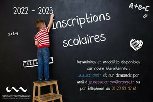 Inscriptions scolaires 2022/2023